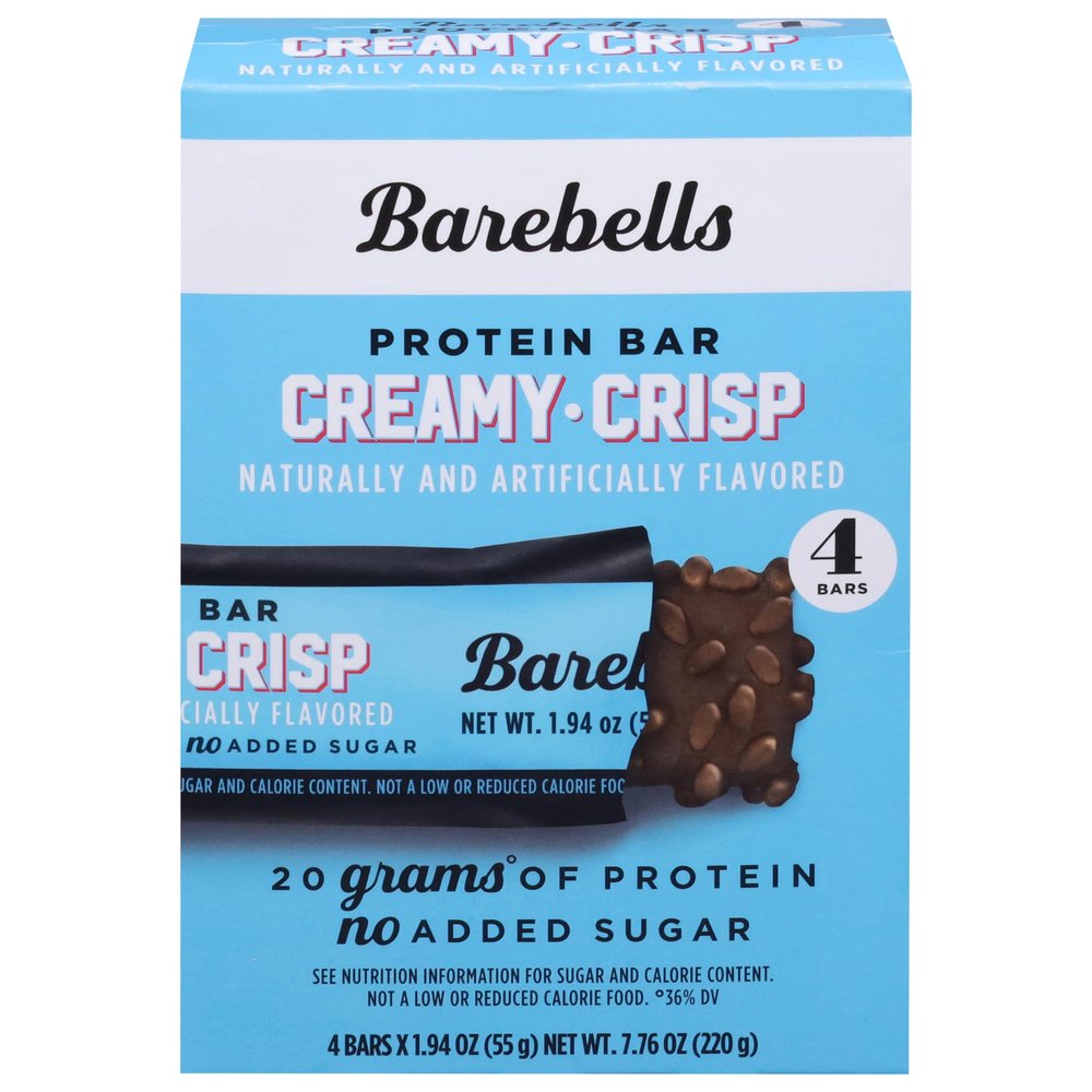 Barebells, Creamy Crisp Protein Bar, 7.76 Ounce