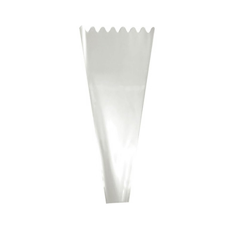 Begot 100 Pcs Transparent Flower Packaging Bags, Waterproof Clear Packaging Bags, Fit for Flower Shops and Malls(23 * 6.5 * 40cm/9.06 * 2.56 * 15.75in)