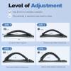 Back Stretcher Massager for Lower Lumbar Pain Relief, Multi-Level Adjustable Stretching Device, Lumbar Support, Back Pain Relief Support, Spine Decompressor Cracker Board view 2