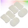 DINHEAROM 6pcs Natural Loofah Cleaning Brush for Kitchen Bathroom Non-Stick Scouring Pads for Dishes Pots and Pans Soft Flexible Scrubber for Effortless Grease Removal view 4