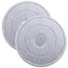 WOFASHPURET 2pcs Round Mop Replacement Refills for Efficient Home Cleaning Easy to Use Microfiber Mop Pads for Hardwood Tile Laminate Floors view 1