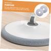 WOFASHPURET 2pcs Round Mop Replacement Refills for Efficient Home Cleaning Easy to Use Microfiber Mop Pads for Hardwood Tile Laminate Floors view 4