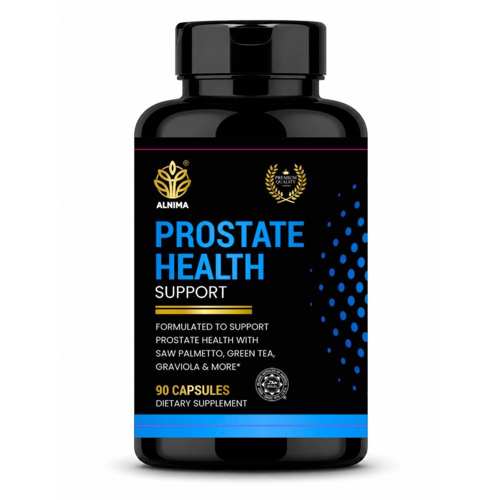 ALNIMA Prostate Health Support Mens Urinary & Prostate Support with Saw Palmetto, Zinc & Selenium, Halal Supplement, Made in USA