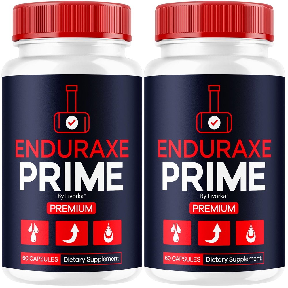(2 Pack) Enduraxe Prime Pills - Official Enduraxe Prime Supplement Pills For Men, All Natural Support For Overall Health & Wellness, Original EnduraxePrime Capsules Reviews, 120 Capsules For 2 Months