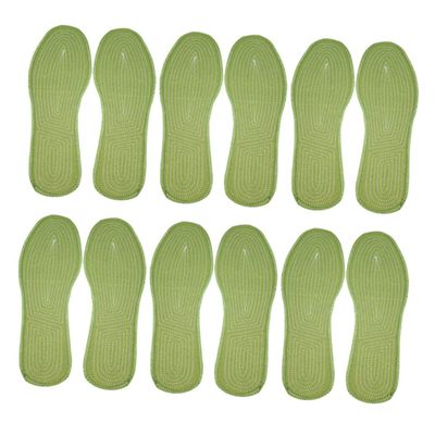 Beaupretty Breathable Shoe Insoles 20 Pairs for Men and Women Moisture Absorption Cushioned Inserts for Seasons for Students