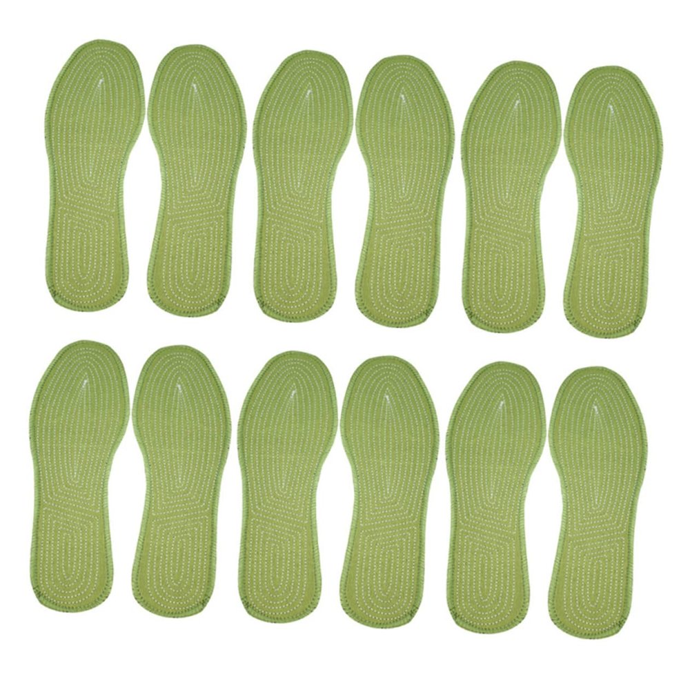 Beaupretty Breathable Shoe Insoles 20 Pairs for Men and Women Moisture Absorption Cushioned Inserts for Seasons for Students