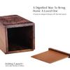KARYLIZ Lion Cremation Boxes for Human Ashes - Decorative Large Urns for Home - Wooden Urn Ashes Women Adult Urns Human Women 11.25 Inch view 3