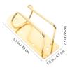 OSOLADY Wall Mounted Hair Dryer Holder Electric Shaver Stand for Salon and Home Use Space-saving Storage Rack to Organize Hair Tools Easy Installation Bright Design view 2