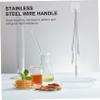 VALICLUD 304 Stainless Steel Soft Bristle Brush Set of 11 for Cleaning Straws Bottles and Tumblers Sturdy and Versatile Tube Cleaner for Home and Outdoor Use view 2