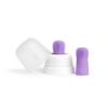 Ubbi Baby Silicone Finger Toothbrush with Storage Case, Food-Grade Platinum Silicone, Oral Care for Infants and Babies, 2 Pack, Smoothie Purple view 1
