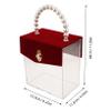SOPOTUTU Clear Acrylic Wedding Favor Box with Lid Multi-use Packing Box for Candy and Elegant Transparent Storage Container for Bridesmaid and Special Occasions view 2