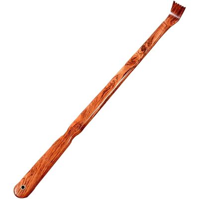 Extended Handle Back Scratcher, Natural Rosewood Massage Tool, 1/2 Pack Household Itching Artifact, for Men and Women(46cm*1)