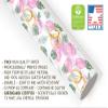 Beautiful Destination Wedding Wrapping Paper, Beach Gift Wrap, for Bridal Shower Tropical Wedding Decor, Anniversary Theme (Green Pink, 6 foot x 30 inch roll) view 4