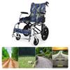 12 Inch Wheelchair Rear Wheels Assembly, 12x1.75 Non-Slip Solid Polyurethane Tires, Manual Wheelchair Replacement Parts, Bearings 12mm view 4