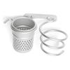 TOGEVAL Hair Dryer Stand Set Wall-mounted Storage Shelf Easy Install Hair Dryer Holder view 1