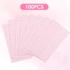 100 Pcs Pink Paper Napkins, 2-Ply Disposable Pink Paper Towels, Pink and White Checkered Guest Napkins, Gingham Napkins for Bathroom, Dinner, Wedding Valentines, Picnic, BBQ, Tea Party, 4.3 x 7.9 Inch view 2