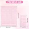 100 Pcs Pink Paper Napkins, 2-Ply Disposable Pink Paper Towels, Pink and White Checkered Guest Napkins, Gingham Napkins for Bathroom, Dinner, Wedding Valentines, Picnic, BBQ, Tea Party, 4.3 x 7.9 Inch view 3