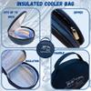 2 Pack Neck Cooling Tube with Insulated Bag - Reusable Ice Ring Neck Cooler Indoor Outdoor - Wearable Cooling Wrap - Relief for Summer and Hot Flashes - Ice Ring Freezes Under 64(Purple+Blue) view 4