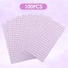 100Pcs Purple Paper Guest Napkins Disposable 3 Ply Paper Purple and White Gingham Disposable Hand Towels for Bathroom Dinner Wedding Holiday Birthday Party Bridal Decorative Towels 4.3x 7.9 Inches view 2