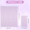 100Pcs Purple Paper Guest Napkins Disposable 3 Ply Paper Purple and White Gingham Disposable Hand Towels for Bathroom Dinner Wedding Holiday Birthday Party Bridal Decorative Towels 4.3x 7.9 Inches view 3