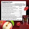 200 Creatine Monhydrate Gummies. W/ Vitamin C & B6, Black Pepper, Red Apple view 2