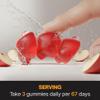200 Creatine Monhydrate Gummies. W/ Vitamin C & B6, Black Pepper, Red Apple view 4