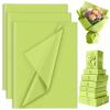 60 Sheets Bright Lime Tissue Paper Bulk, PLULON Gift Wrapping Tissue Paper for Packaging 14 x 20 Inch Art Crafts for Gift Bags Decorative Floral Wedding Birthday Party Decor view 1