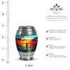 SABURIAL Fishing Urn - Mini Burial Urns for Human Ashes Adult Man - Decorative Funeral Urns - Keepsake Cremation Urn for Ashes Adult Female - 3 Inch Set of 2 view 2