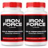 (2 Pack) Iron Force Pills for Men - Original IronForce Male Formula, Naturally Powerful Blend to Help Encourage Great Performance, Lasting Energy and Stamina, Easy-to-Swallow Capsules (120 Capsules) view 1