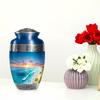 KARYLIZ Blue Ocean Beach Sunset Urns for Human Ashes, Funeral Urn for Ashes Adult Men and Women, Memorial Gifts for Family, Cremation Urns for Male, Burial Urn for Cremated Remains, 10 Inch Large view 4