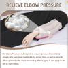 EHUCONELDEX Elbow Protector for Relief Pressure Sores,Elbow Pad Cushion with Soft Fibre for Bedridden Patient or Elderly,Comfortable & Breathable (Khaki, Small) view 3