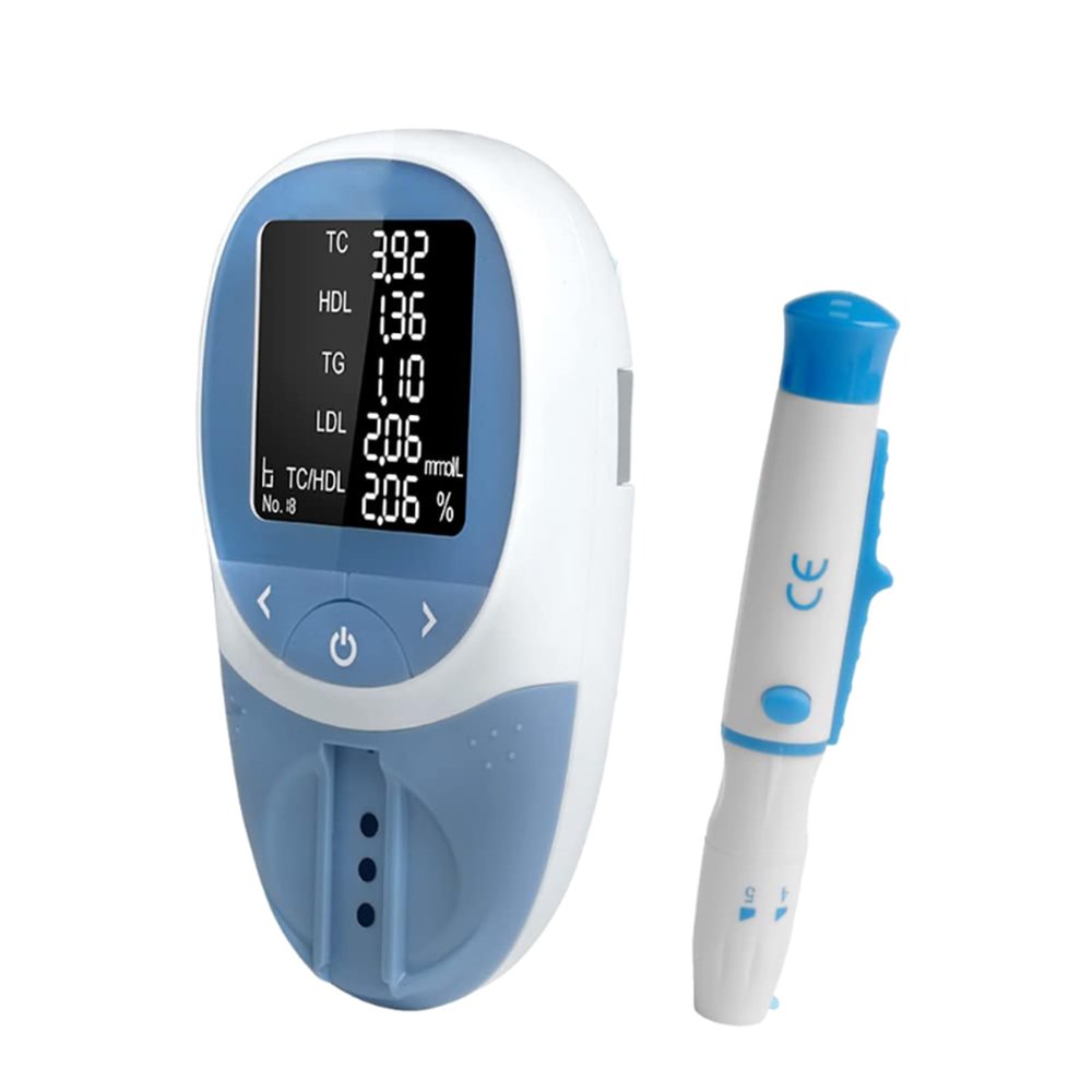 Aniwini Lipid Monitor Meter Kit, 5 in 1 Cholesterol, HDL, Triglycerides Test Kit, Easy Use, Accurate Results, Comprehensive Health Tracking, Portable Design
