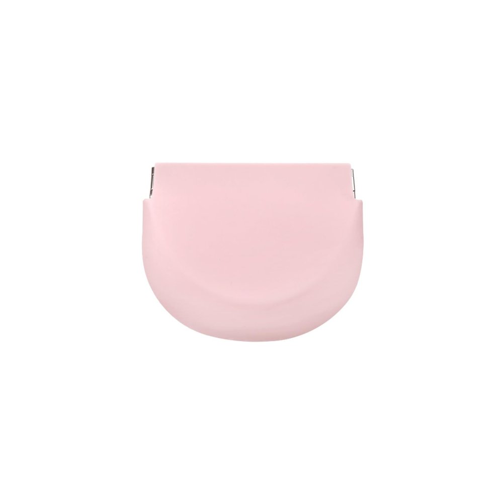 SENLIN DENTAL 1PC Silicone Retainer Case without Lanyard, Cute Vent Holes Denture Box, Mouth Guard Case Travel Holder for Girls, Women, Men (Pink)