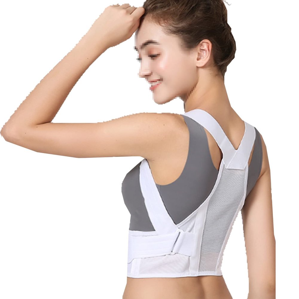 Adjustable Corrector Shoulder Back Correction Lumbar Waist Support Correction Belt Providing Pain Relief Breathable Improving Bad Sitting For Adult,Black,S,Black-Small