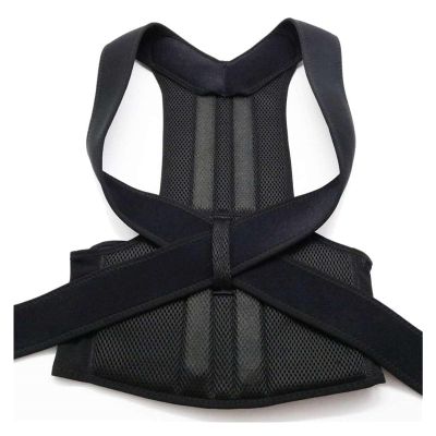 XS-5XL Plus Size Corrector Men Women Back Brace Lumbar Decompression Shoulders Clavicle Support Adjustable Trainer Stop Slouching And Hunching