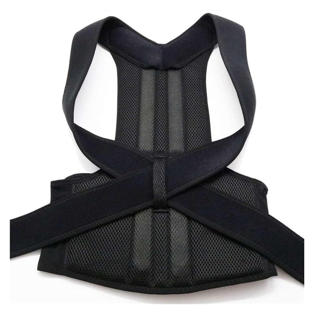 XS-5XL Plus Size Corrector Men Women Back Brace Lumbar Decompression Shoulders Clavicle Support Adjustable Trainer Stop Slouching And Hunching