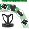 Breathable Back Corrector for Men and Women - Upper Back Support Brace and Straightener - Effective Correction for Neck, Shoulder and Back Pain A,XL view 3