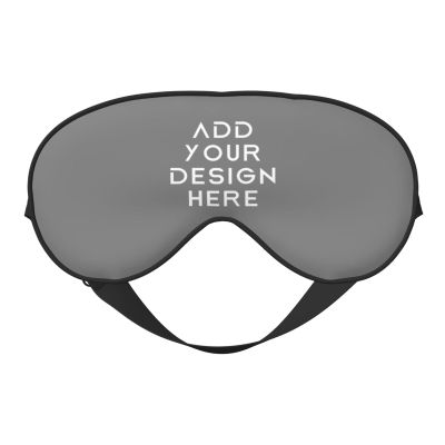 Custom Eye Mask for Man Woman Design Funny Photo Text Blindfold Eye Mask for Airplane Travel Shift Work for Comfortable Sleeping Adjustable,Gray-09