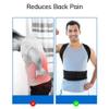 Breathable Back Brace Corrector for Women & Men, Back Straightener Teenage Students Scoliosis and Hunchback Correction Belt Adjustable Trainer view 4