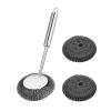 Stainless Steel Scrubber with Long Handle Metal Dish Scrubbing Brushes Set for Stain On Kitchen Pots Pans and Grills view 1