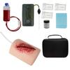 MEDTACEDU Thigh Wound Packing Trainer, Stop The Bleed Training Kit, Bleeding Control Kit with Pumping Bag for Medical Classes view 1