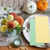 100 PCS Colored Gingham Guest Napkins Disposable hand towels for Bathroom Birthday Baby Shower Picnic Wedding Party Supplies 4.3 x 7.8 Inch view 3