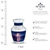 JAGSHASHI Dragonfly Cremation Urns for Ashes - Cremation Urn for Adult Men & Women - Human Remains Urns - Cremation Urn Keepsake - Pack of 4 view 2
