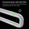 PYUNMCZ Handicap Grab Bars for Bathroom, Flip Up Toilet,Non-Slip Wall Mounted Bathroom Safety Handrail, Stainless Steel Toilet bar,Toilet Handles for Seniors, Pregnant Women and Disability(Yellow) view 3