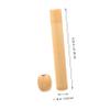 Alipis Travel Essentials Bamboo Toothbrush Holder Bamboo Toothbrush Storage Rack view 3