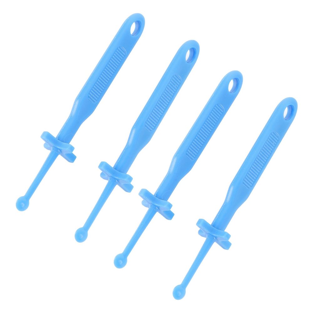 4pcs Ear Wax Scooper Plastic, Safe Guard Reusable Ear Wax Removal Tool Earwax Scooper for Cleaning Ear Canal at Home