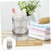 TOGEVAL Portable Toothbrush Box Travel Organizer Toothbrush and Toothpaste Case view 4