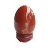 Afucats Natural Carnelian 50 * 35mm Egg-Shape Meditation Chakra and Indoor Decorative Balancing Gemstone and Crystals Figurines Kit, for Reiki Healers and Yoga Practioner view 1
