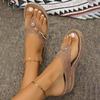 Orthopedic Sandals for Women Summer 2025 Dressy Comfortable Wedge Arch Support Non Slip Flat Flip Flops Casual Slippers view 4