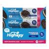 HighKey Keto Sandwich Cookies Chocolate Cream, 4-Pack, Low Carb, Gluten-Free, No Sugar Added, Grain-Free Snack for Grown-Ups Who Snack Like Kids view 1